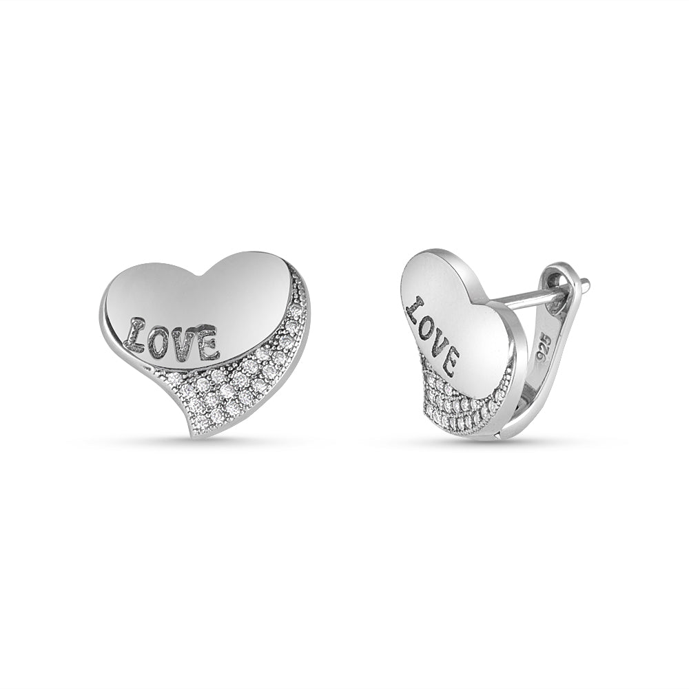 Yuva Love 925 Sterling Silver Earrings