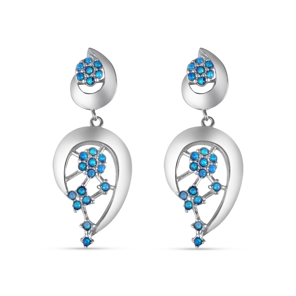 Mogra Firoza 925 Sterling Silver Earings