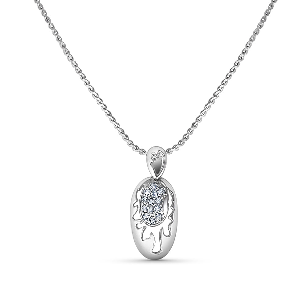 Yuva Unique 925 Silver Pendant with Chain