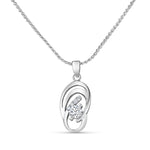 Load image into Gallery viewer, Mrignaini 925 Sterling Silver Pendant with chain  (Chain length 18 inches)
