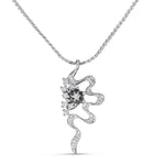 Load image into Gallery viewer, Yuva Sterling Silver Pendant with chain (Chain Length 18 inches)
