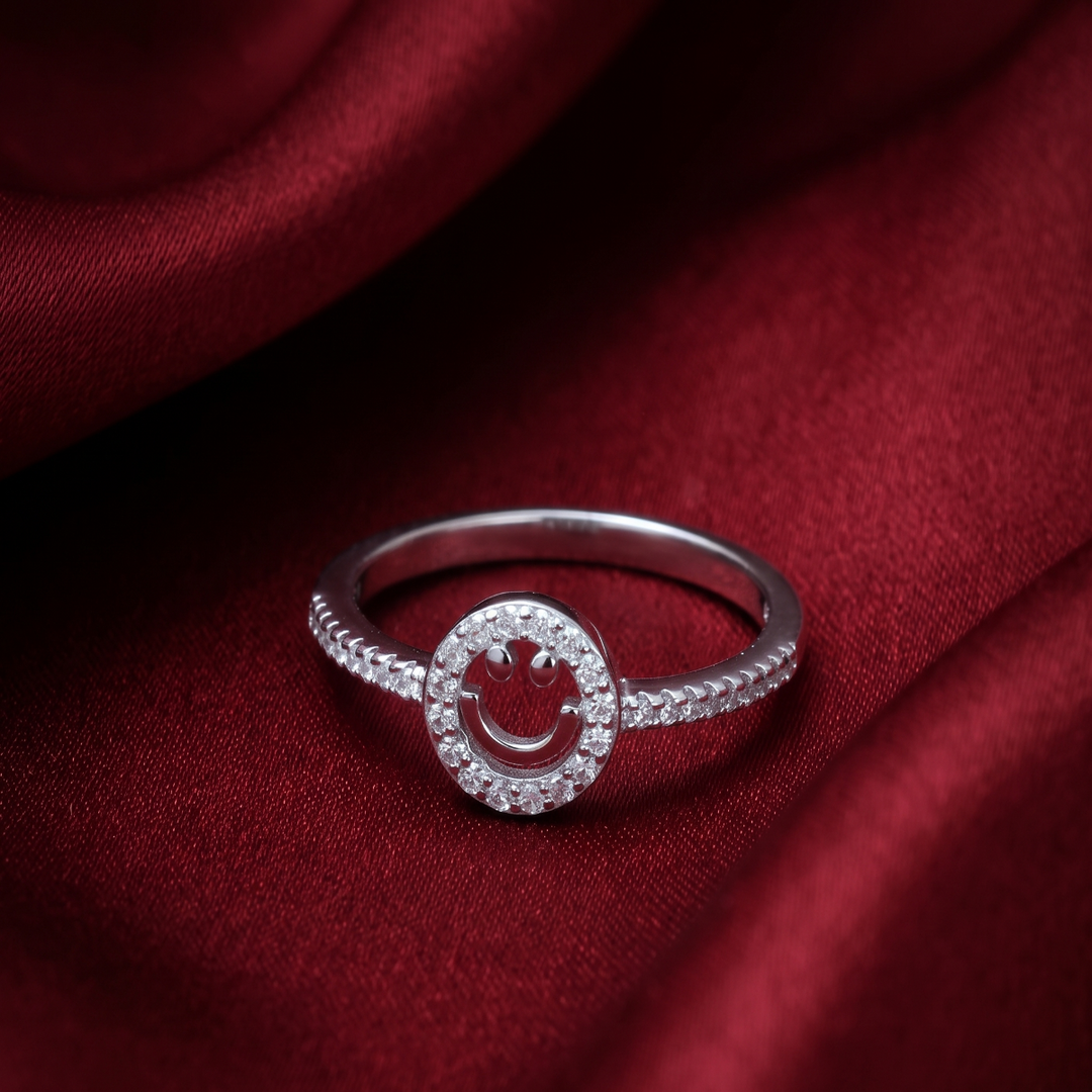 Smiley 925 Silver Ring