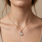 Load image into Gallery viewer, 925 Sterling Silver Heart Shape Pendant Necklace with Adjustable Length