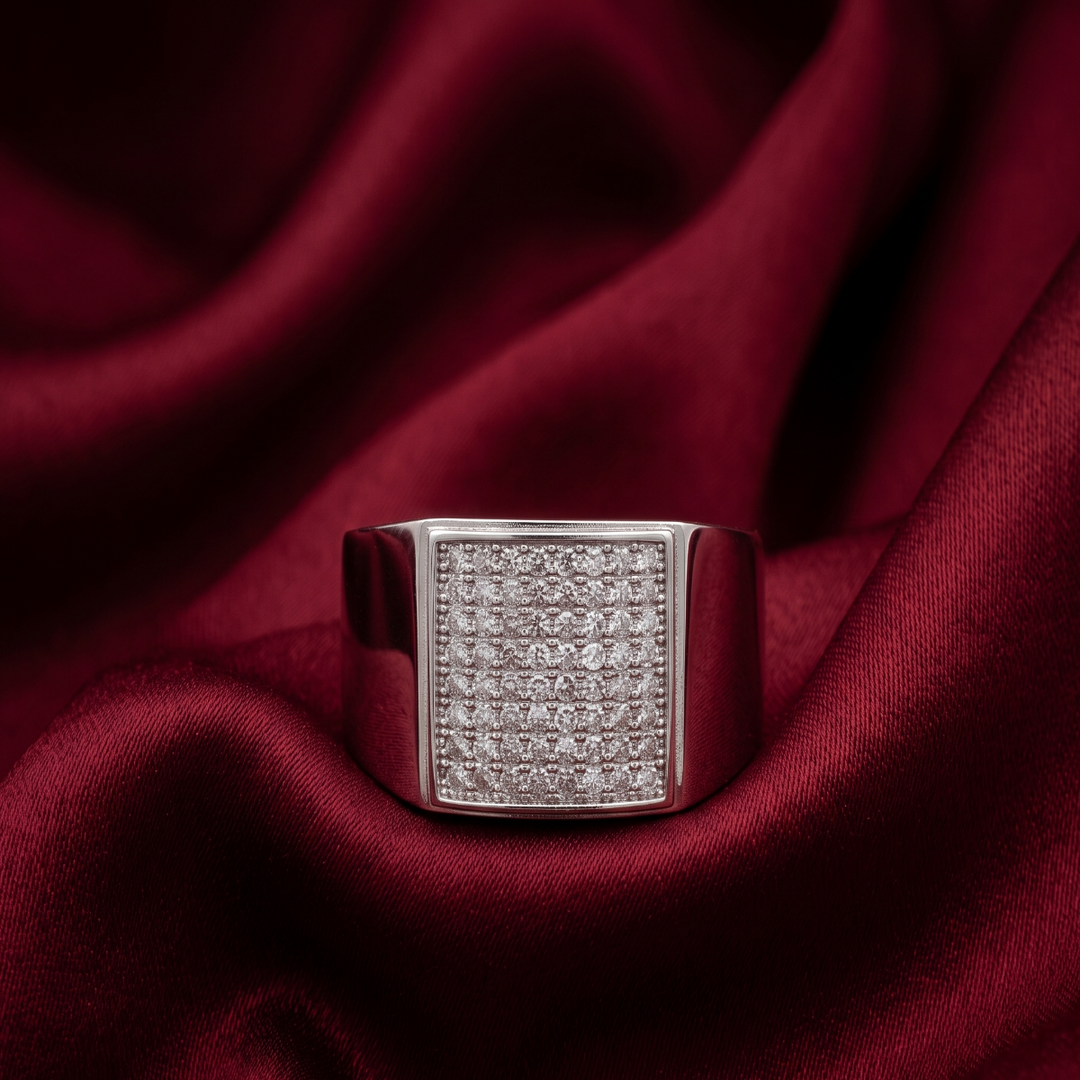 Elegant 925 Sterling Silver Ring for Men