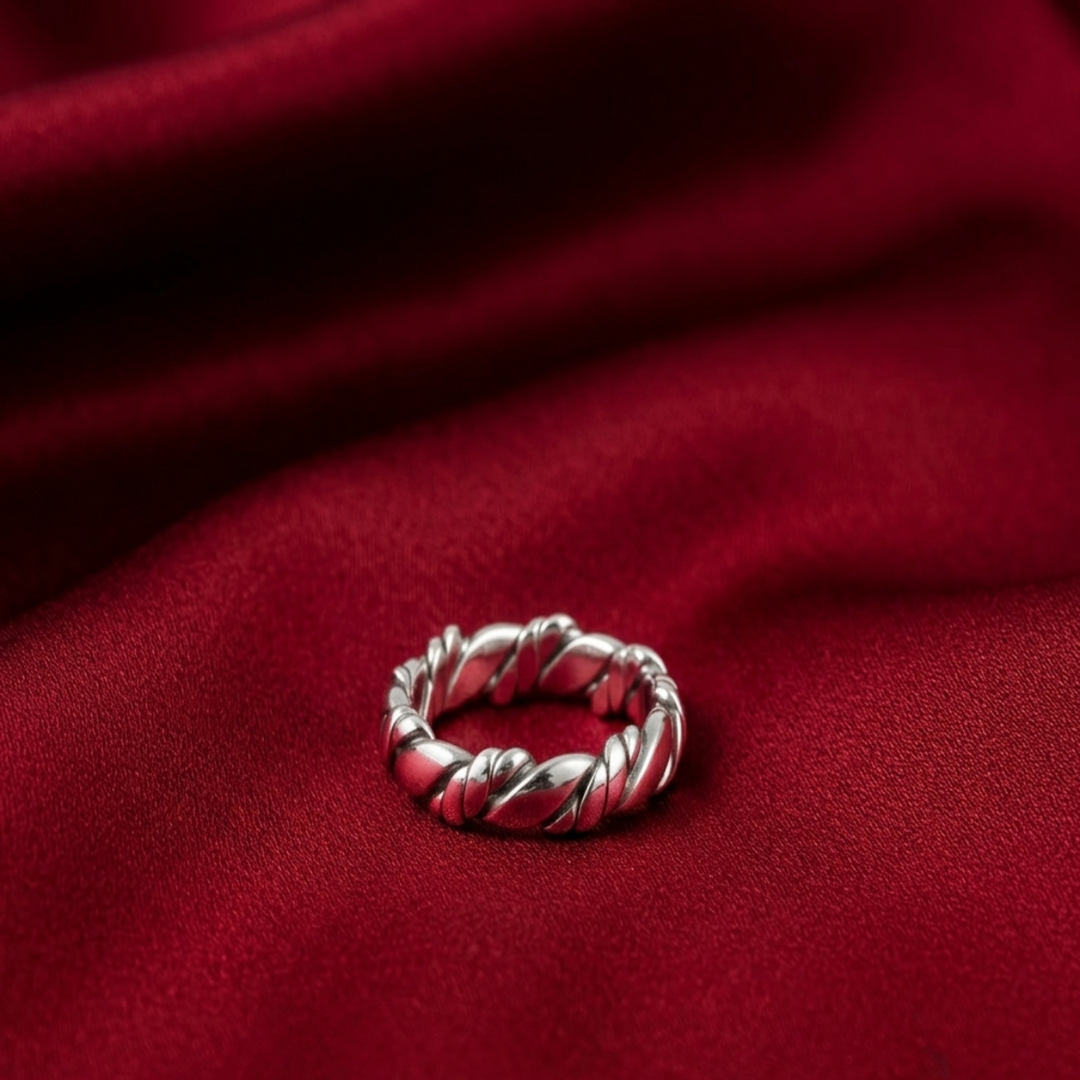 Cuban Link 925 Sterling Silver Ring (Available in various sizes)