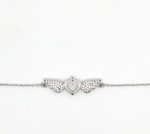 Load image into Gallery viewer, Elegant 925 Sterling Silver Butterfly Adjustable Length Bracelet 8 Inch