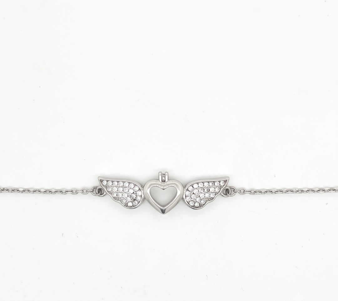 Elegant 925 Sterling Silver Butterfly Adjustable Length Bracelet 8 Inch