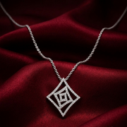 Yuva kaleido 925 Silver Pendant with Chain