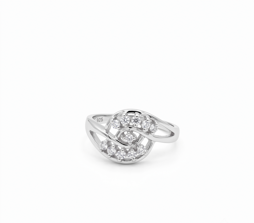 Smriti Illusion 925 Sterling Silver Ring