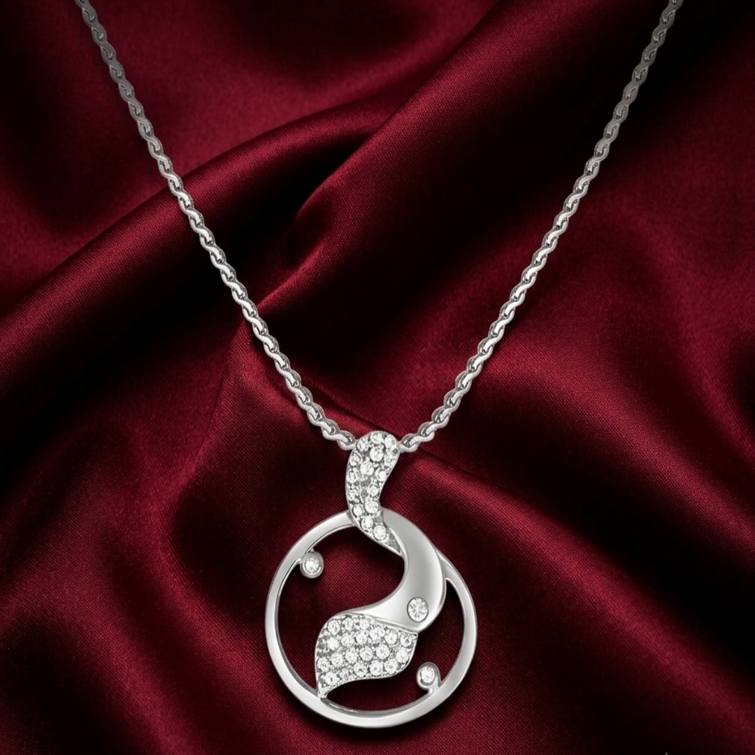 Yuva Luxe 925 Silver Pendant with Chain