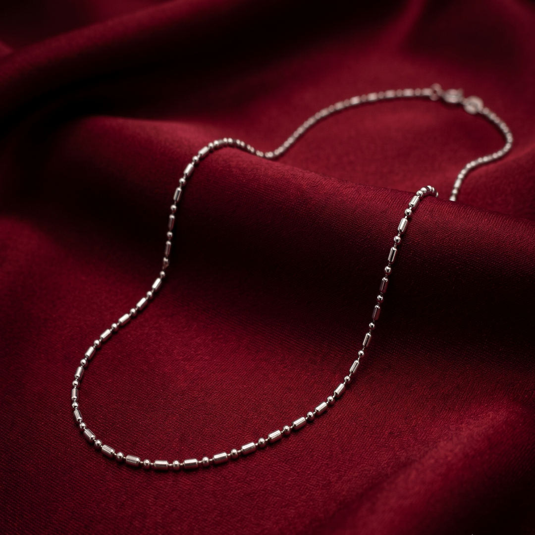 Silver Link 925 Sterling Silver Women's Chain 18 Inch