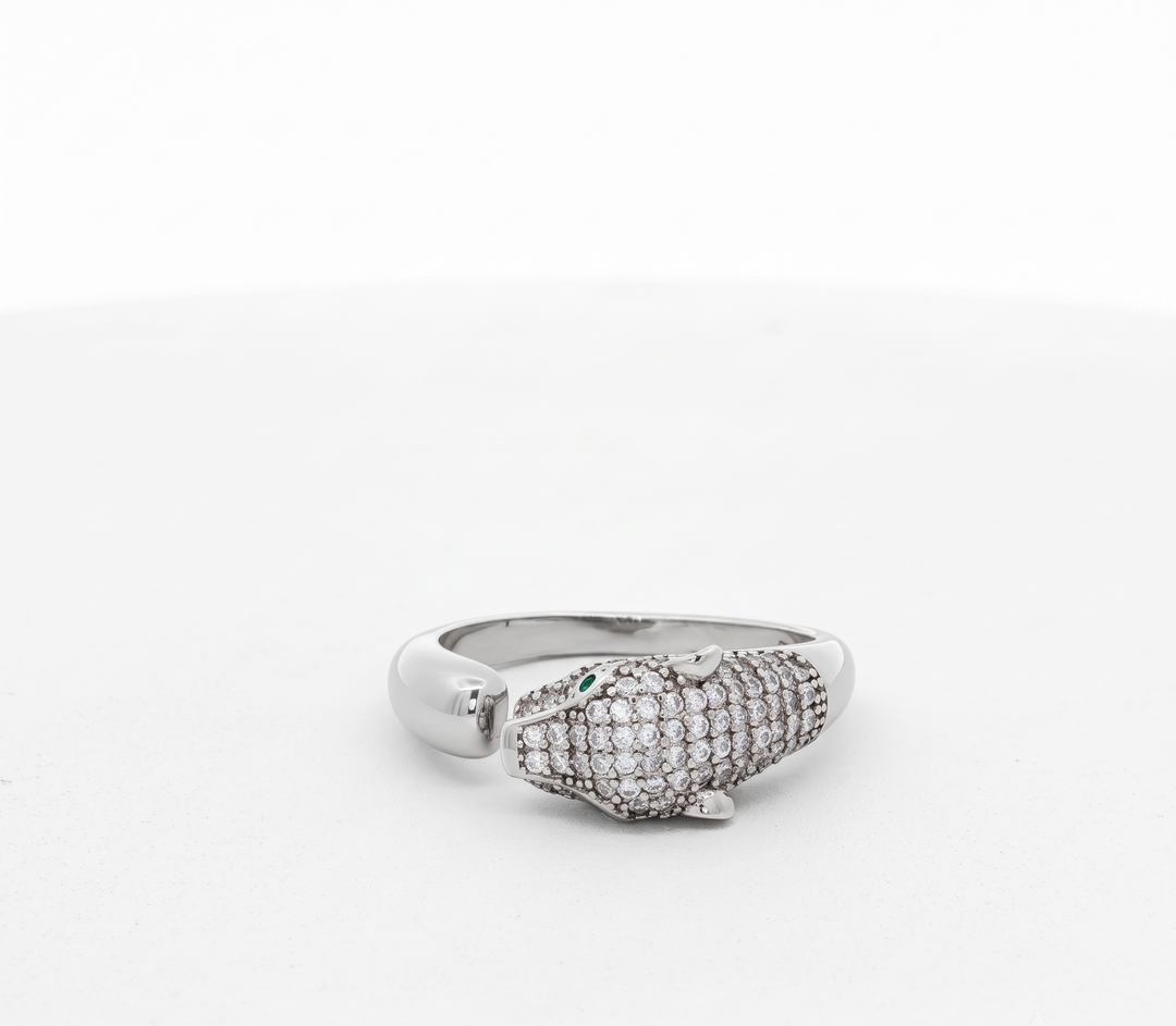 Elegant Serpent Design 925 Sterling Silver Ring