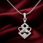 Load image into Gallery viewer, Yuva Drupad Sterling Silver Pendant with chain (Chain Length 18 inches)