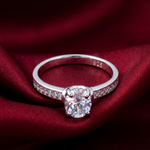 Load image into Gallery viewer, Diva Solitaire Collection 925 Silver Ring