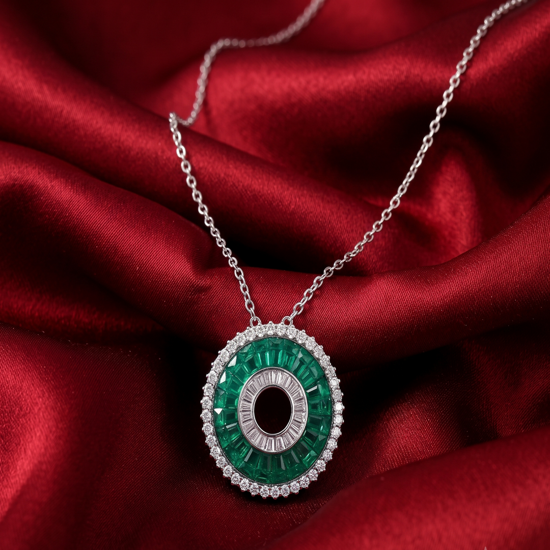 Supreme Circle 925 Silver Pendant Chain