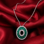 Supreme Circle 925 Silver Pendant Chain