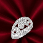 Smriti Illusion 925 Sterling Silver Ring