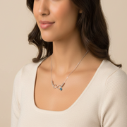 925 Sterling Silver Classic Infinity Pendant Necklace with Adjustable Length