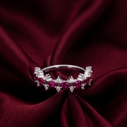 Elegant Marquise Style 925 Sterling Silver Ring