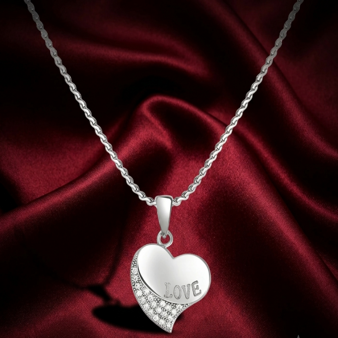 Yuva Love 925 Silver Pendant with Chain