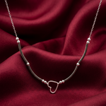 Load image into Gallery viewer, 925 Sterling Silver Heart Shape Pendant Necklace with Adjustable Length