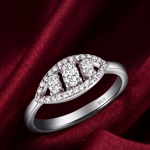 Load image into Gallery viewer, Shubham Trinity 925 Sterling Silver Ring.