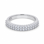 Load image into Gallery viewer, 925 Sterling Silver Half Eternity Cubic Zirconia Ring For Women