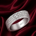 Load image into Gallery viewer, Sparkling Eternity Yuva  925 Sterling Silver Ring