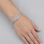 Load image into Gallery viewer, Celestial Chakra 925 Sterling Silver Bracelet With Adjustable Length 8 Inch