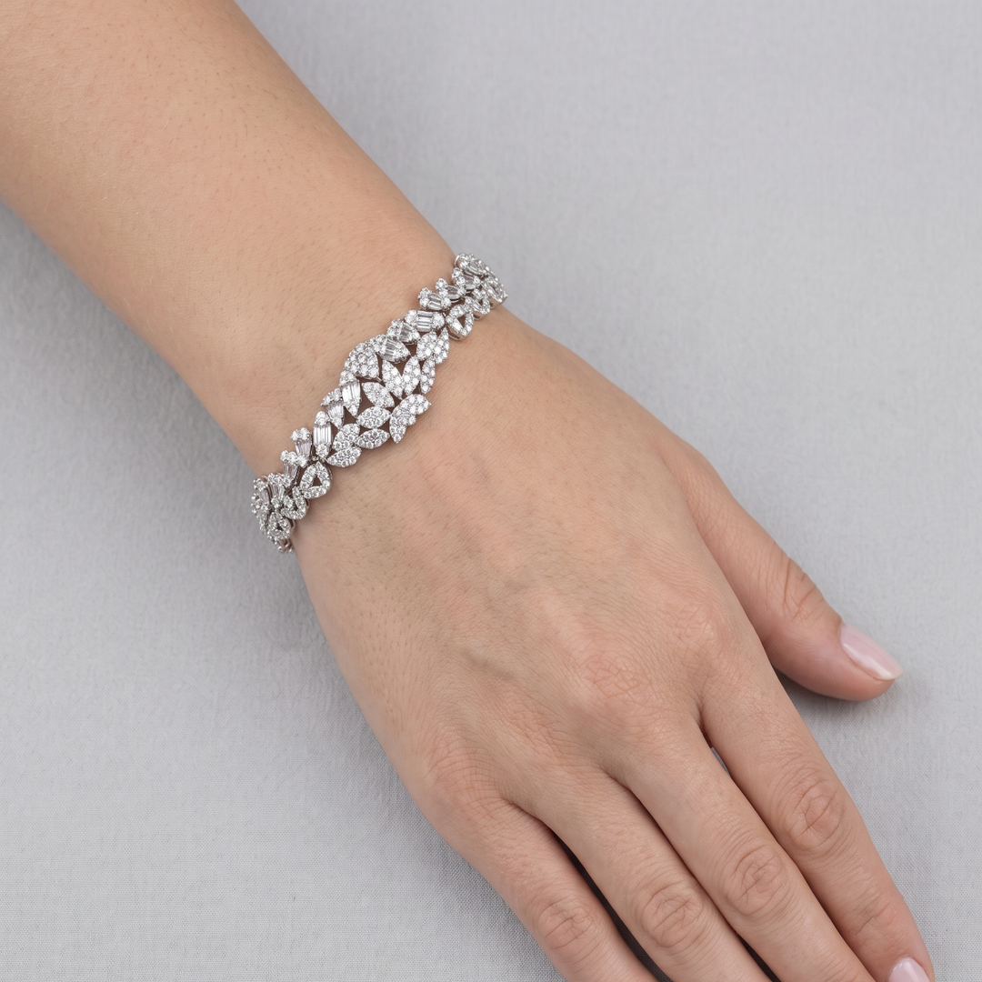 Celestial Chakra 925 Sterling Silver Bracelet With Adjustable Length 8 Inch