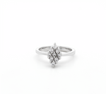 Load image into Gallery viewer, 925 Sterling Silver Marquise Shape Sparkling Halo Ring For Women