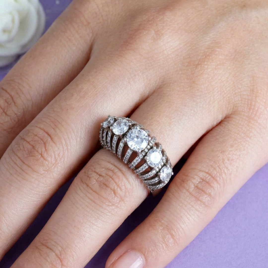 Azure Fusion 925 Sterling Silver Ring