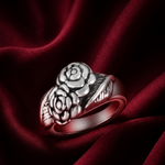 Load image into Gallery viewer, Rose 925 Sterling Silver Ring (Available in various sizes)