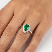 Marquise 925 Sterling Silver Ring