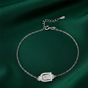 Buckle up 925 Sterling Silver Bracelet with Adjustable length