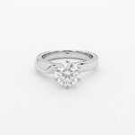 Load image into Gallery viewer, Smitri 925 Sterling Silver Solitaire Ring