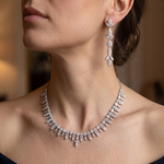 Load image into Gallery viewer, Premium 925 Silver Necklace &amp; Earrings Set for Women