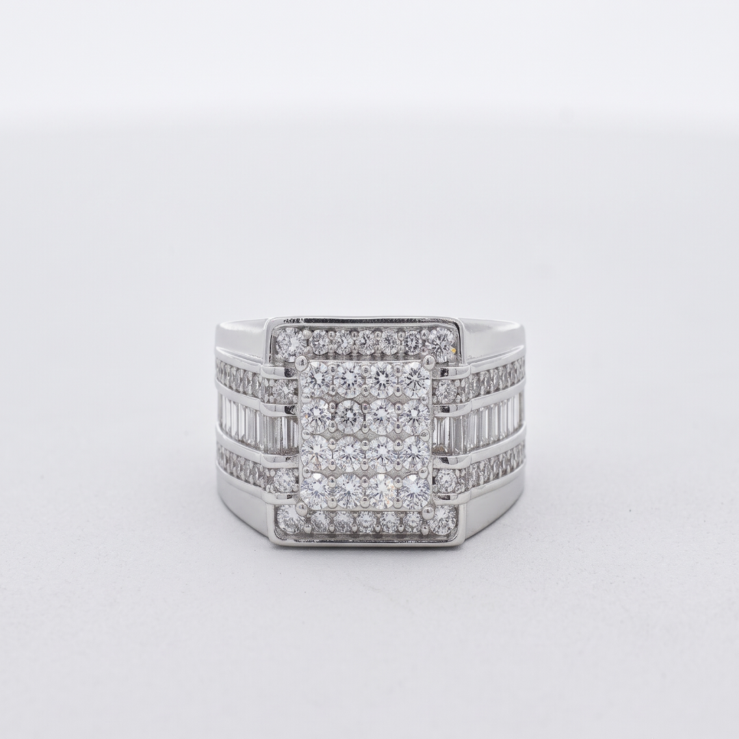Luxury 925 Sterling Silver Men’s Ring – Premium Statement Ring