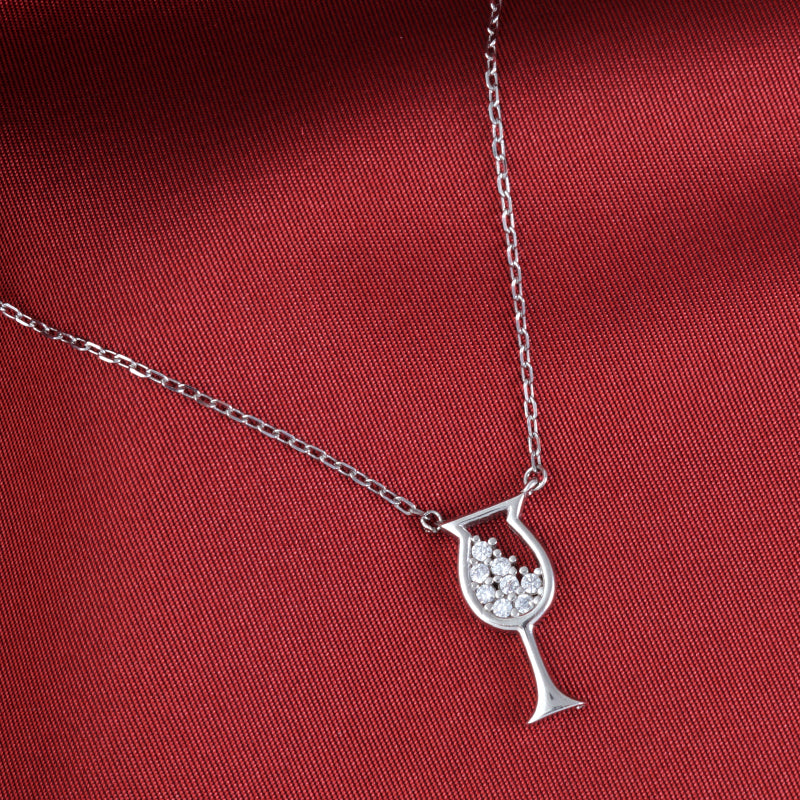 Proposal 925 Sterling Silver Pendant with adjustable length chain