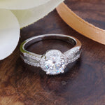 Load image into Gallery viewer, Subham Halo 925 Silver Ring
