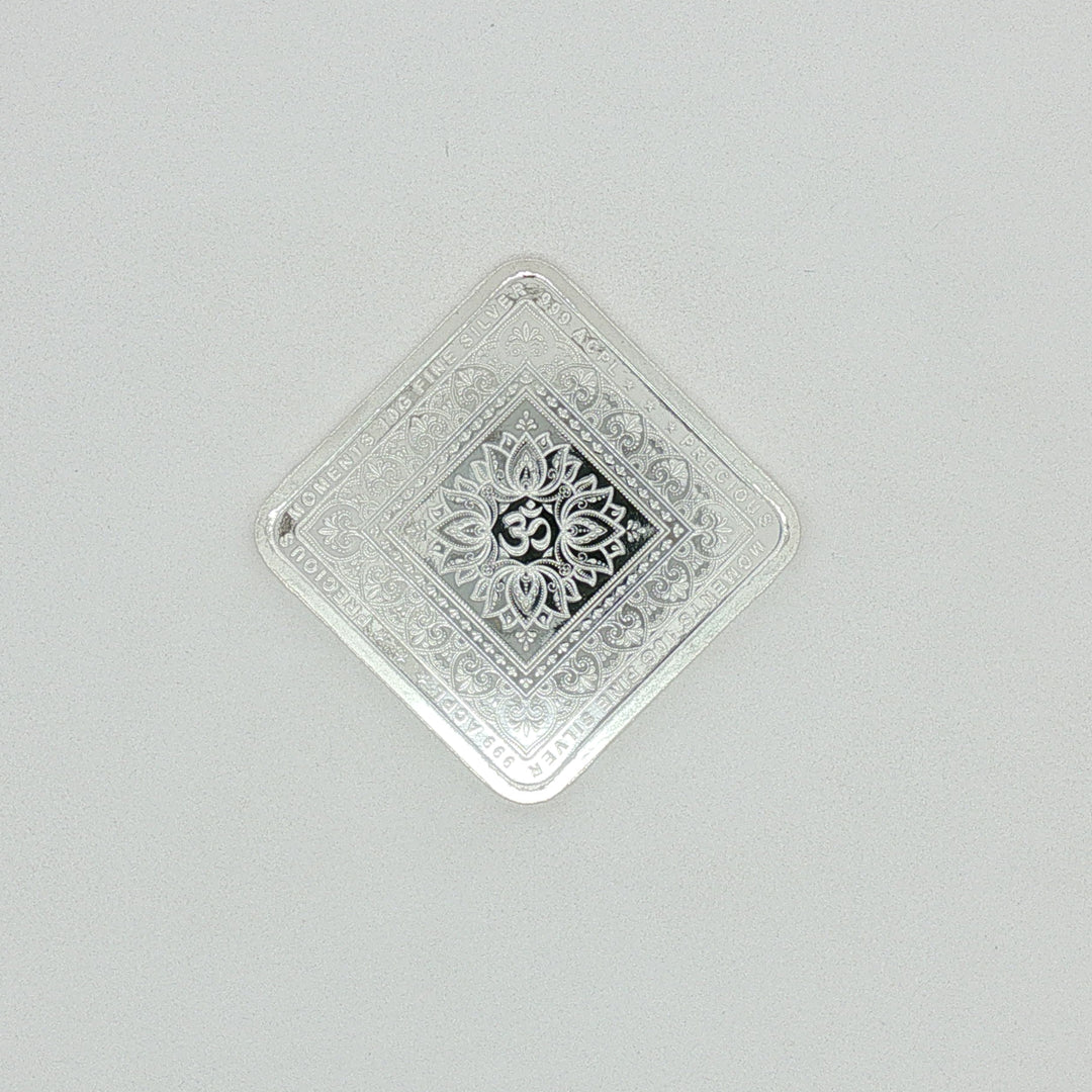Laxmi Ji And Ganesh Ji 999 purity Silver Coins 10 Gms