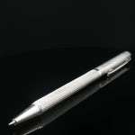 Load image into Gallery viewer, Handcrafted 925 Silver Pen Premium Engraved Barrel Ballpoint Pen