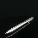 Load image into Gallery viewer, Handcrafted 925 Silver Pen Premium Engraved Barrel Ballpoint Pen