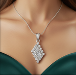 Load image into Gallery viewer, Elegant 925 Sterling Silver Pendant with Chain &amp; Earrings Set