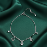 Load image into Gallery viewer, Madhuban Willy 925 Sterling Silver Anklets with Adjustable Length