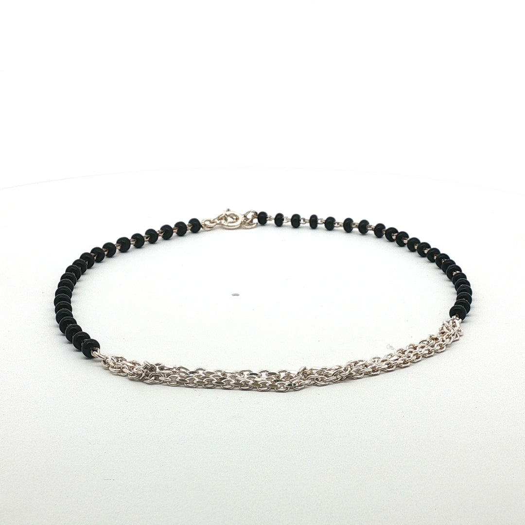 Madhuban 925 Sterling Silver Anklets with Adjustable Length
