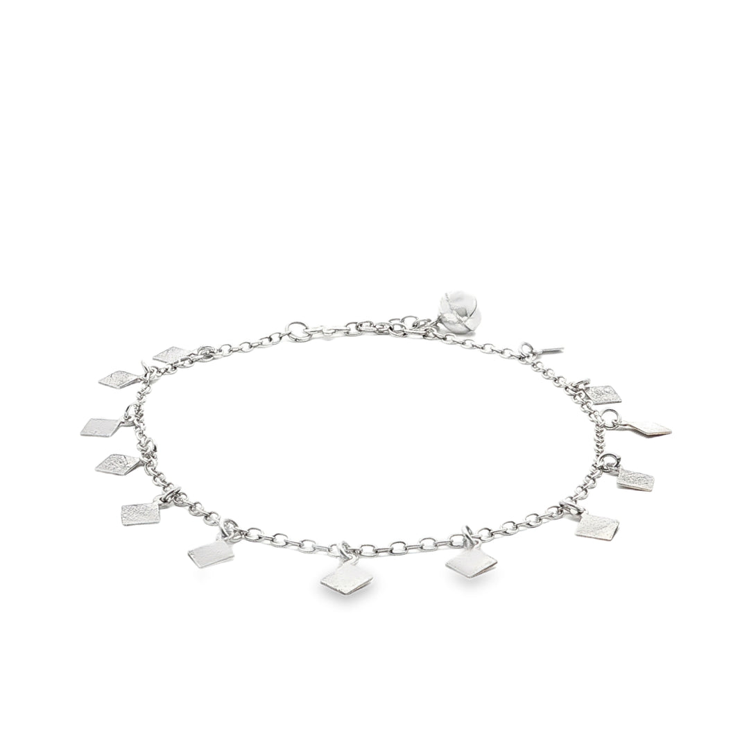 Madhuban 925 Sterling Silver Anklets with Adjustable Length