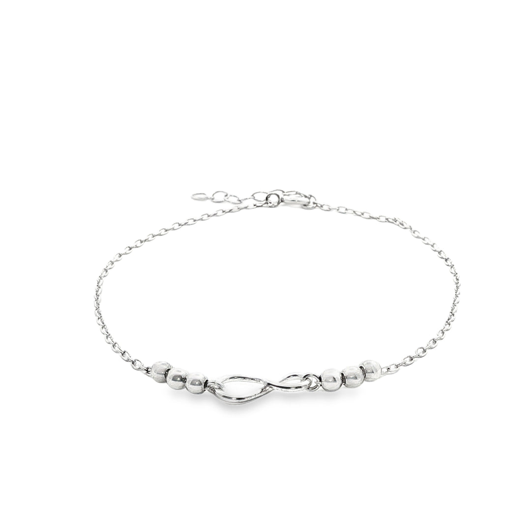 Madhuban 925 Sterling Silver Anklets with Adjustable Length