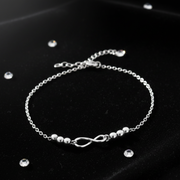 Madhuban 925 Sterling Silver Anklets with Adjustable Length