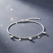 Madhuban 925 Sterling Silver Anklets with Adjustable Length